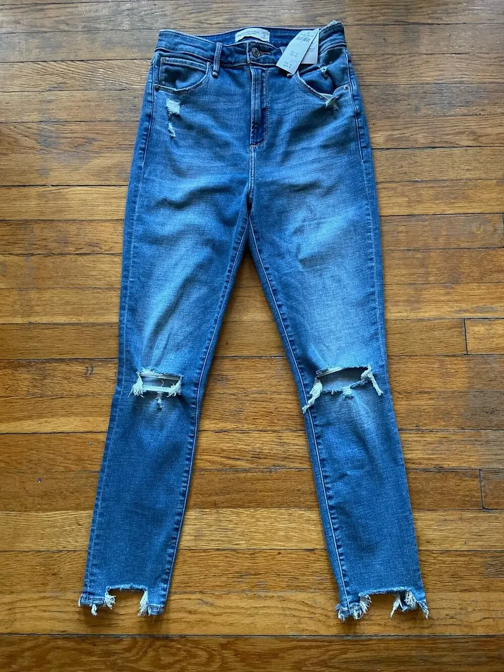 ABERCROMBIE & FITCH 'The Super Skinny Ankle High Rise' sz 4/27 (NWT)
